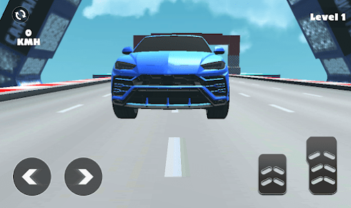 Blue Car  Drive  game