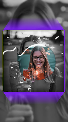 Black  White PIP Photo Effect