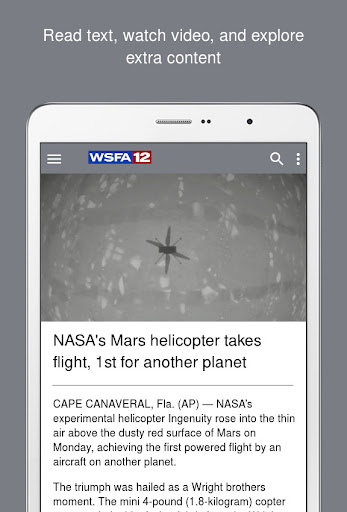 Screenshot of WSFA 12 News