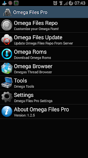 Omega Files Pro Captura de tela