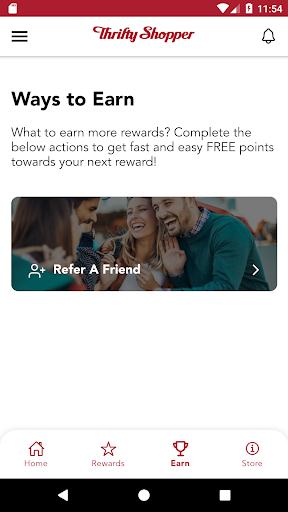 Thrifty Shopper Rewards Screen 3