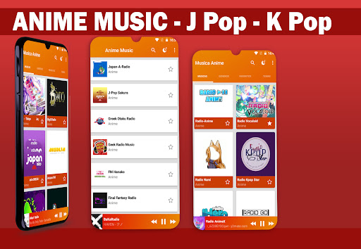 Android application Anime Music screenshort