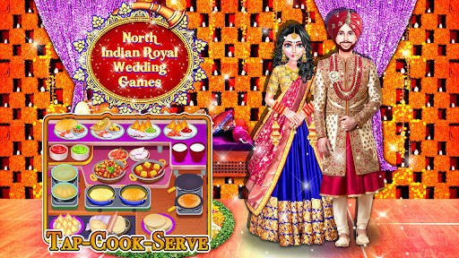 Android application North Indian Wedding Girl Game screenshort