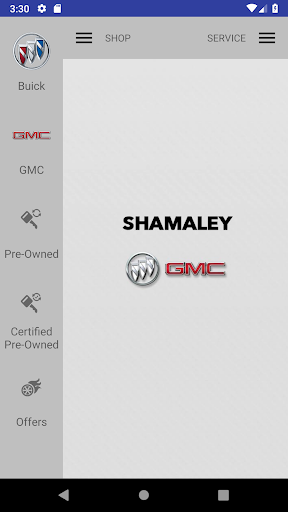 Android application Shamaley Buick GMC screenshort
