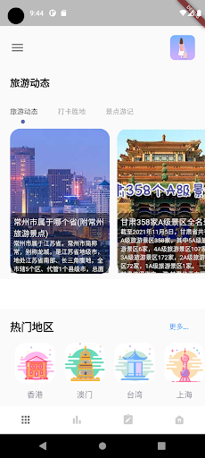 Android application 中国旅游大全 screenshort