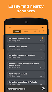 Radio scanner: APK MOD scanner della polizia (pro sbloccato) 2