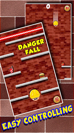 Android application Danger Fall screenshort