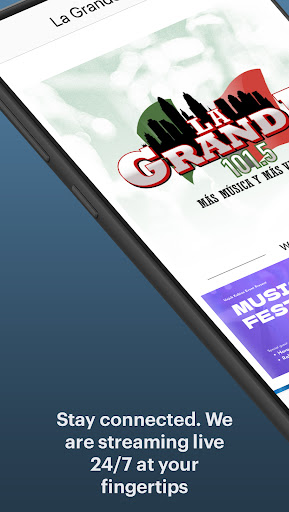 Android application La Grande 101.5 screenshort