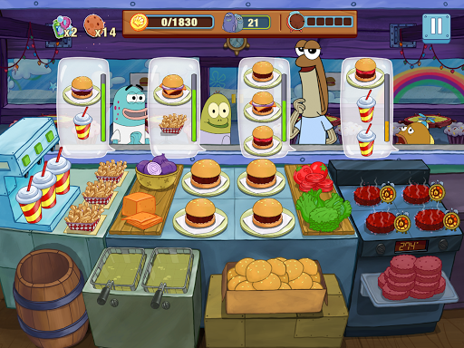 Télécharger Bob l'éponge : Cuisine en Folie APK MOD (Astuce) screenshots 2