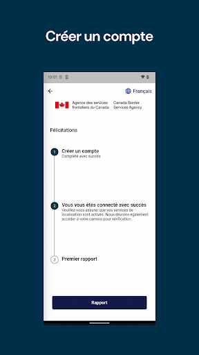 Aperçu de l'application
