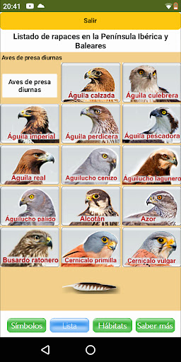 Rapaces Iberia (Guía) Screen 2