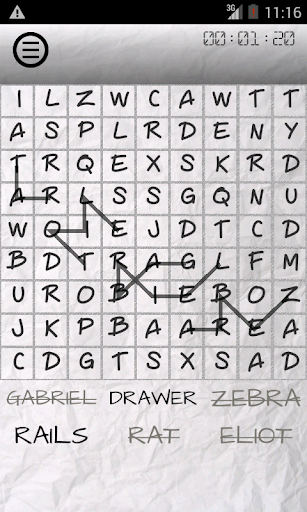 Android application Words Search Z screenshort