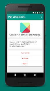 Play Services Info (Update) Varies with device APK screenshots 4