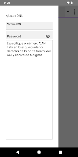Navegador web con DNI (NFC) Screen 3