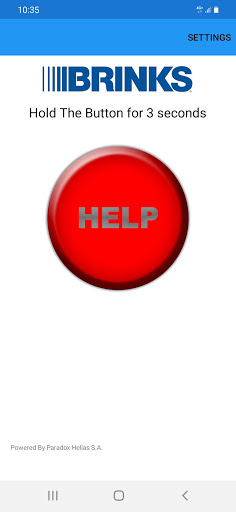 Android application BRINKS Help Button screenshort