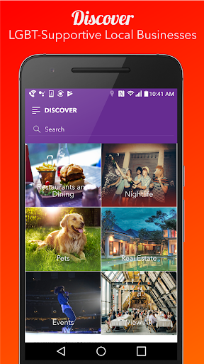Android application Gayborhood - LGBT City Guide screenshort