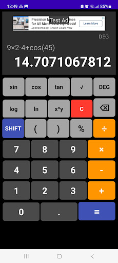 آلة حاسبة علمية