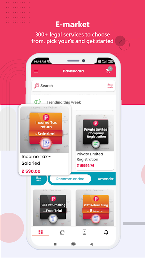 Android application Paper Tax screenshort
