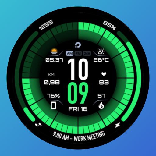 PRIME 041 - Digital Watch Face