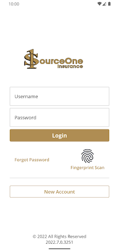 Android application SourceOne Insurance screenshort