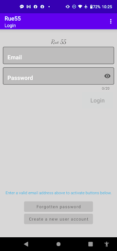 Android application Rue55 screenshort