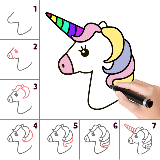 Lae alla Easy Drawing: How to draw Step by Step APK