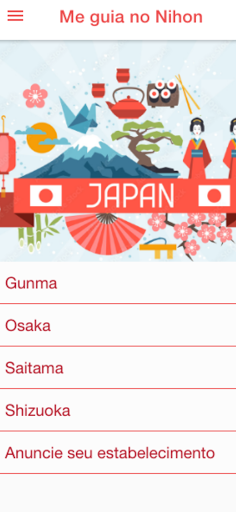 Android application Me guia no Nihon screenshort