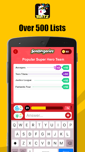 Scattergories Blitz - Ready, Set, List! screenshots 3