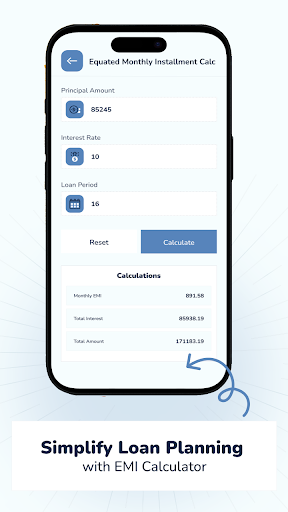 CashLoan EMI Loan Calculator