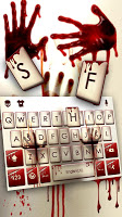Horror Bloody Hands Keyboard Theme