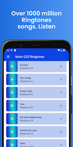 Ringtones Moto G20