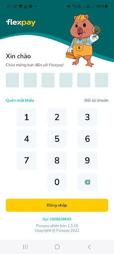 Flex-pay Screen 2