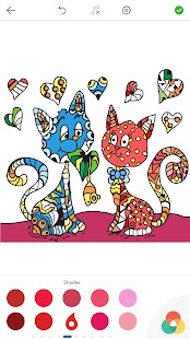 Cat Coloring Pages for Adults Screenshot