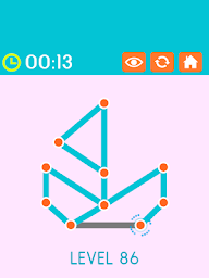 Connect the Graph: one touch connect dots puzzle