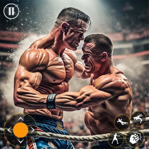 Wrestling Games Offline 3d logo