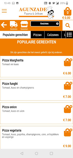 Agunzade Pizza Grill Officieel Screen 2