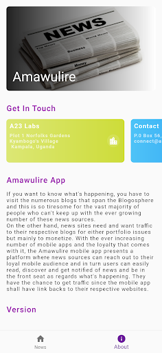 Amawulire Screen 3