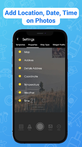 Android application GPS Map Camera - Stamp Camera screenshort