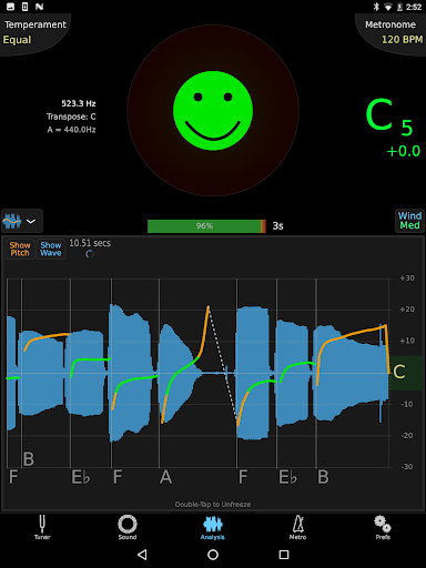 TonalEnergy Tuner en metronoom