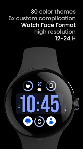 Huge Time Watch Face screenshot 1