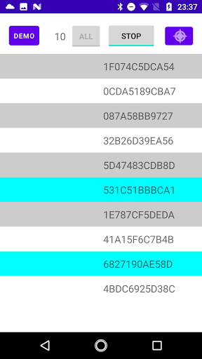 Android application eSUSMonitor screenshort
