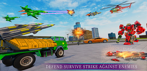 Army Truck Robot Car Game 3d cover