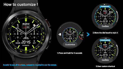 MIMIX Phoenix Z73xd Watchface Screen 3