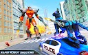 screenshot of US Police Dog Robot Car Game