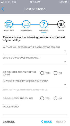 Android application MyLancoCards screenshort