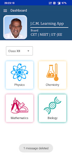 JCM Learning App Screen 3