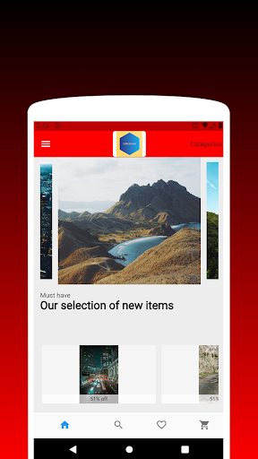 Android application خلفياتكم screenshort