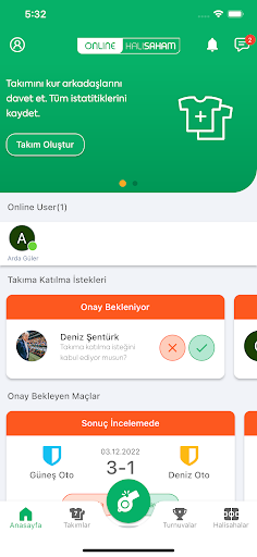 Android application Online Halısaham screenshort