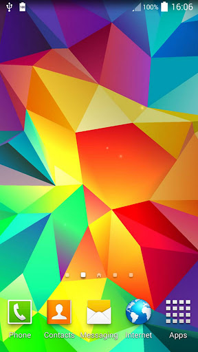 Android application Crystal S5 3D Live Wallpaper screenshort