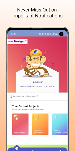 Android application RMK Nextgen Student - AI-power screenshort